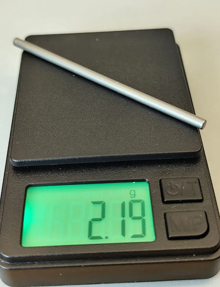 Titanachse Pro Ø 2,99 m, geschliffen, in verschieden Längen