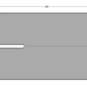 ALU-Richtplatte V01 (Gravur möglich), 200x100 mm, 5 mm dick, geeignet für Slotcars im Maßstab 1/24 und 1/32.