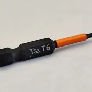 BIT TX 6 x 25 mm. BIT-Torx HF Einsatz, mag.