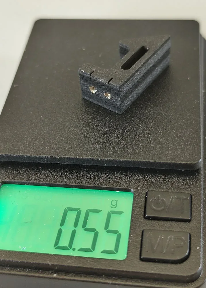 Windschild Halter, Holz schwarz, f. SLOT-GO-KART by SCT