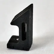 Windschild Halter, Holz schwarz, f. SLOT-GO-KART by SCT